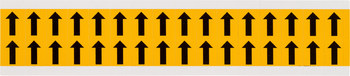 Picture of Brady 15 Series Black on Yellow Indoor / Outdoor Vinyl 15 Series 1520-ARO Arrow Marking Label (Main product image)