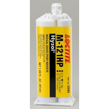 Loctite Hysol M-121HP Medical Device Epoxy Adhesive - 50 ml Dual Cartridge - 30680, IDH:235033