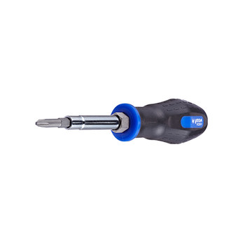 Vega Tools Female Hex VCE6-1 Multi-Bit Screwdriver - S2 Modified Steel - 01726