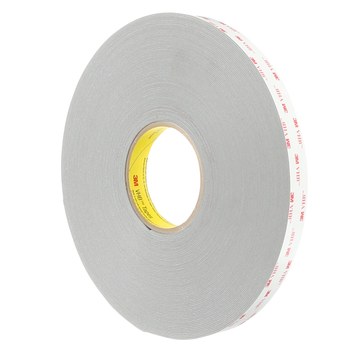 3M 4941 Gray VHB Tape - 3/4 in Width x 36 yd Length - 45 mil Thick