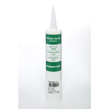 Momentive TSE382 Silicone Sealant 20936, 333 ml Cartridge, White