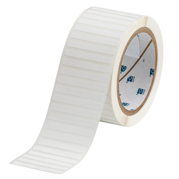 Picture of Brady White Polypropylene Thermal Transfer THT-151-7425-2 Die-Cut Thermal Transfer Printer Label Roll (Main product image)