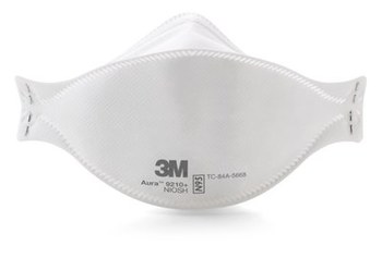 3M Aura Particulate Respirator 37192 - Size Standard - White