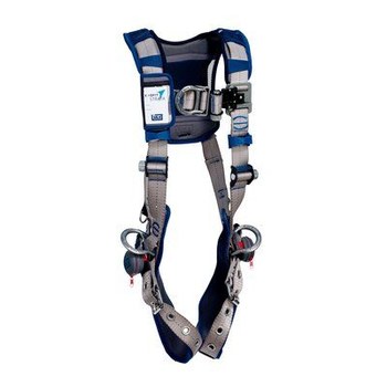 DBI-SALA ExoFit STRATA Climbing Body Harness 70007671400, Size Large, Grey, Blue - 10981