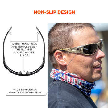 Ergodyne Skullerz Safety Glasses ODIN 50303 - Size Universal