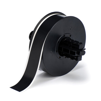 Picture of Brady Black Indoor / Outdoor Polyester Thermal Transfer B30C-1125-569-BK Continuous Thermal Transfer Printer Label Roll (Main product image)
