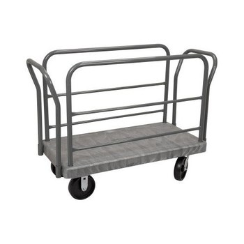 Picture of Akro-Mils R90184L24112817 Versa/Deck R90 3000 lb Powder Coated HDPE Structural Foam Platform Truck (Main product image)