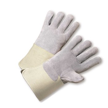 Picture of West Chester 900-AA White Large Leather Split Cowhide Heat-Resistant Glove (Main product image)