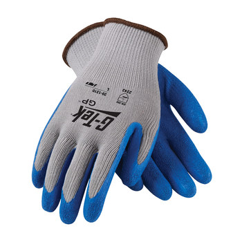 Picture of PIP G-Tek GP 39-1310 Blue/Gray Small Cotton/Polyester/Knit Full Fingered Work Gloves (Main product image)