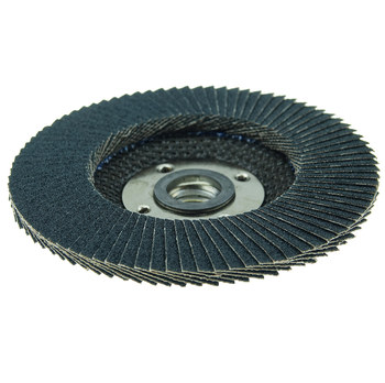 Weiler Tiger Paw Type 27 Flap Disc 51115 - Zirconium - 4-1/2 in - 80 - Medium