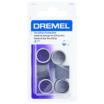 Dremel Sanding Band 00432 - 1/2 in x 1/2 in - Aluminum Oxide - 120 - Medium