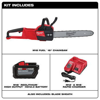 Milwaukee M18 FUEL Chainsaw Kit 2727-21HD - 13.9 lb