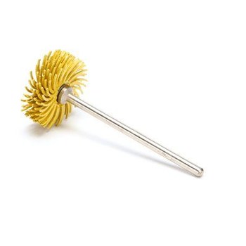 3M Scotch-Brite Ceramic RB-ZB Radial Bristle Brush - Medium Grade - 1/16 in Center Hole - 3/4 in Outside Diameter - 25755