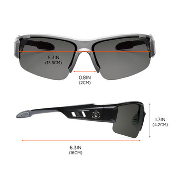 Ergodyne Skullerz Safety Glasses DAGR 52133 - Size Universal
