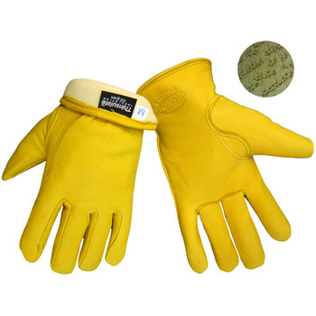 Picture of Global Glove 3200DTH Yellow 2XL Deerskin Leather Driver's Gloves (Main product image)