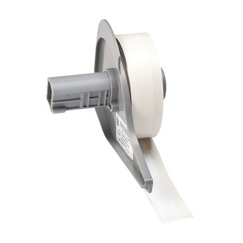 Picture of Brady White Polyester Thermal Transfer M71C-500-483 Continuous Thermal Transfer Printer Label Roll (Main product image)