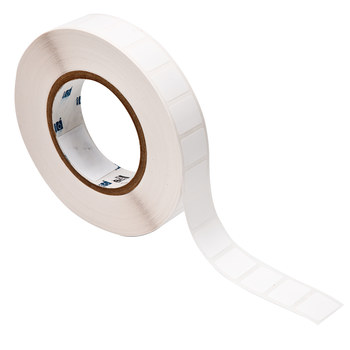 Picture of Brady Stainerbondz White Polyester Thermal Transfer THT-164-481-3 Die-Cut Thermal Transfer Printer Label Roll (Main product image)