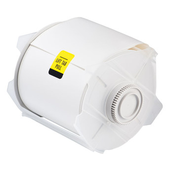 Picture of Brady White Indoor / Outdoor Polyester Thermal Transfer 76691 Continuous Thermal Transfer Printer Label Roll (Main product image)