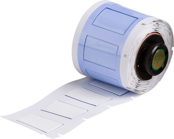 Picture of Brady Permasleeve Gray Heat-Shrinkable, Self-Extinguishing Polyolefin Thermal Transfer PSPT-375-175-GY Die-Cut Thermal Transfer Printer Sleeve (Main product image)