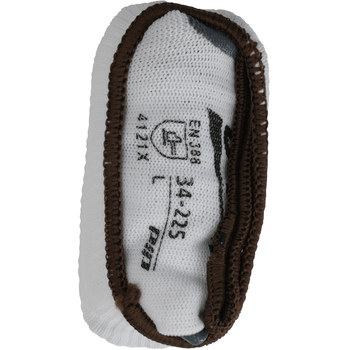 PIP G-Tek GP 34-225 Gray/White Large Work Gloves - Nitrile Palm & Fingers Coating - 9.8 in Length - 34-225/L