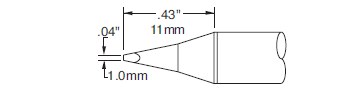 Picture of Metcal Smartheat - SSC-725A Soldering Cartridge (Main product image)