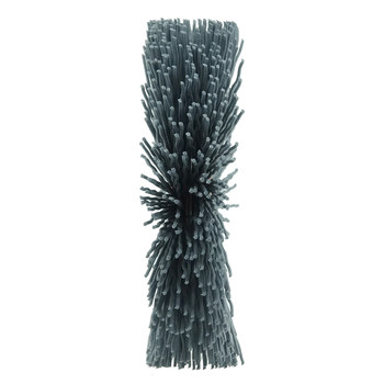 Weiler Nylox 16263 Wheel Brush - 3 in Dia - Crimped Round Nylon Bristle