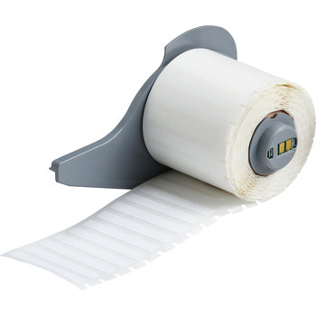 Picture of Brady White Nylon Thermal Transfer M71-81-499 Die-Cut Thermal Transfer Printer Label Roll (Main product image)