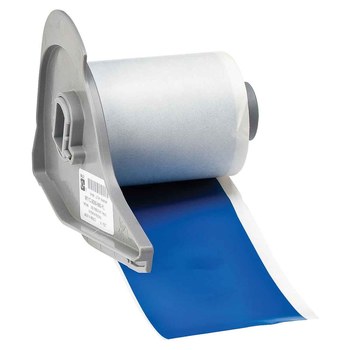 Picture of Brady Blue Indoor / Outdoor Vinyl Thermal Transfer M71C-2000-595-BL Continuous Thermal Transfer Printer Label Roll (Main product image)