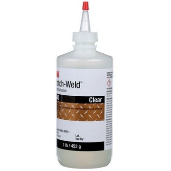 3M Scotch-Weld CA40 Cyanoacrylate Adhesive Clear Liquid 1 lb Bottle - 74291