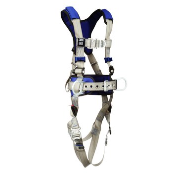 DBI-SALA ExoFit X100 Climbing, Positioning Body Harness 70804533340, Size Large, Gray - 18358