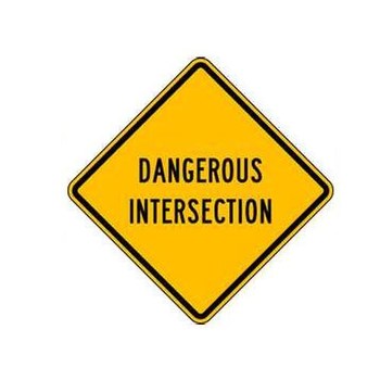 Picture of Brady B-959 Aluminum Diamond Yellow English Stop Signs, Traffic Control Signs & Banners Sign part number 113296 (Main product image)