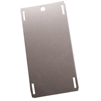 Picture of Brady Black Rectangle Self-Laminating Stainless Steel 89227 Blank Tag (Main product image)