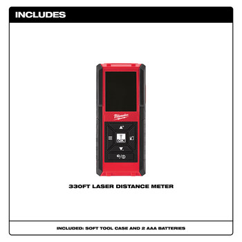 Milwaukee Laser Distance Meter - 48-22-9803