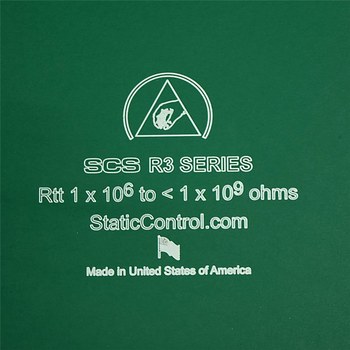 SCS R3 Series 770085 ESD / Anti-Static Mat - 48 in x 24 in - Green - SCS 770085