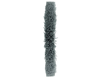 Weiler Nylox 85150 Wheel Brush - 14 in Dia - Crimped Round Nylon Bristle