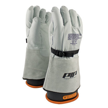 Picture of PIP 148-7000 White 12 Grain Goatskin Leather Full Fingered Work Gloves (Main product image)