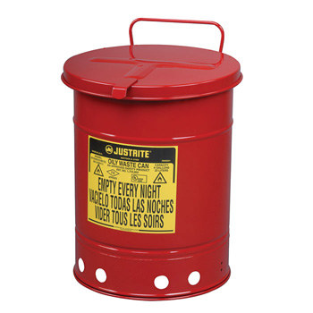 Picture of Justrite Red Steel Leak-Proof 21 gal Safety Can (Main product image)