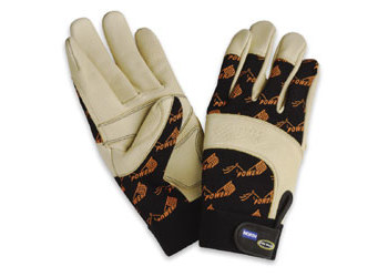 Picture of North Mecano M3000 Black Small Grain Deerskin Leather Full Fingered Mechanic's Gloves (Main product image)