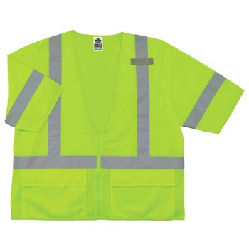 Ergodyne Glowear High-Visibility Vest 8320Z 22123 - Size Small/Medium - High-Visibility Lime