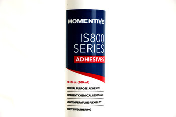 Momentive IS800 Adhesive Sealant - Aluminum Paste 10.1 fl oz Cartridge - Shore Hardness 23 Shore A, Shear Strength 150 psi, Tensile Strength 300 psi -