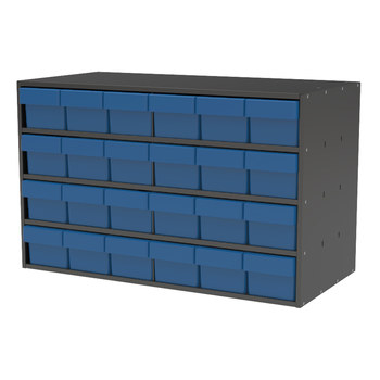 Picture of Akro-Mils AD3517C68 Akrodrawers 120 lb Charcoal Gray Powder Coated, Textured Stackable Cabinet (Main product image)