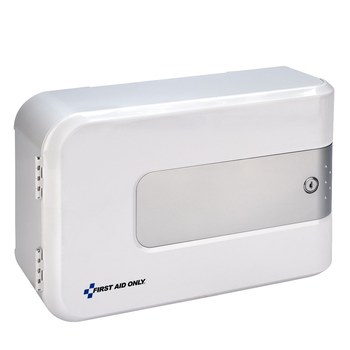 First Aid Only Empty Lockable Station - 5.25 in Width - 15.5 in Length - 9.75 in Height - Plastic Case Construction - 092265-91105