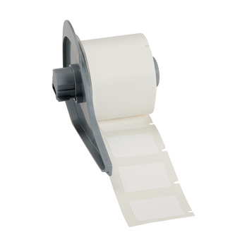 Brady ToughWash M7-222-854 Die-Cut Printer Label Roll - Metal-Detectable Polyester - White - B-854 - 63523