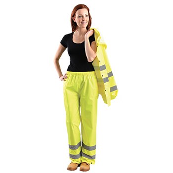Picture of Occunomix LUX-TRPNT Yellow 2XL Polyester Rain Pant (Main product image)