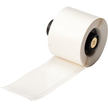 Picture of Brady White Vinyl Thermal Transfer PTL-33-498 Die-Cut Thermal Transfer Printer Label Roll (Main product image)