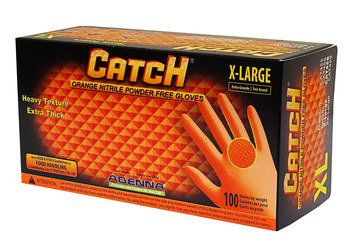 Adenna Disposable Gloves CAT458, Size XL, Orange | RSHughes.com