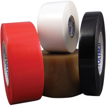 6 Rolls Of BERRY 3” 72mmx50m  1120145 Polyken 833 Red PE Film Tape 