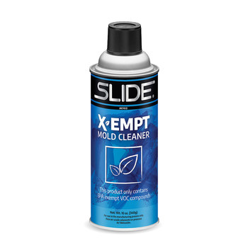 Slide X-EMPT VOC-Exempt Mold Cleaner, 16 oz Aerosol Can, 47410 10OZ