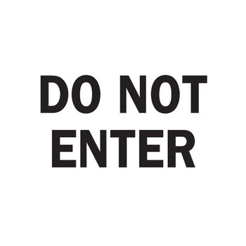 Picture of Brady B-120 Fiberglass Reinforced Polyester Rectangle White English Restricted Area Sign part number 69096 (Main product image)