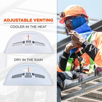 Ergodyne Skullerz Hard Hat 8972LED 60147 - Orange